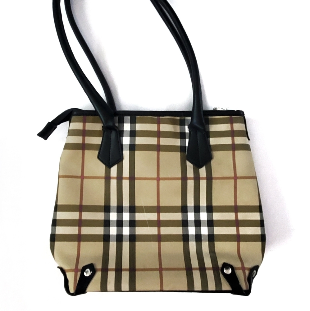 Authentic Vintage Burberry Nova Check Mini Tote - Picture 2 of 16